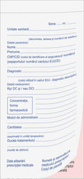 Prescriptie medicală – rețeta 3/A4